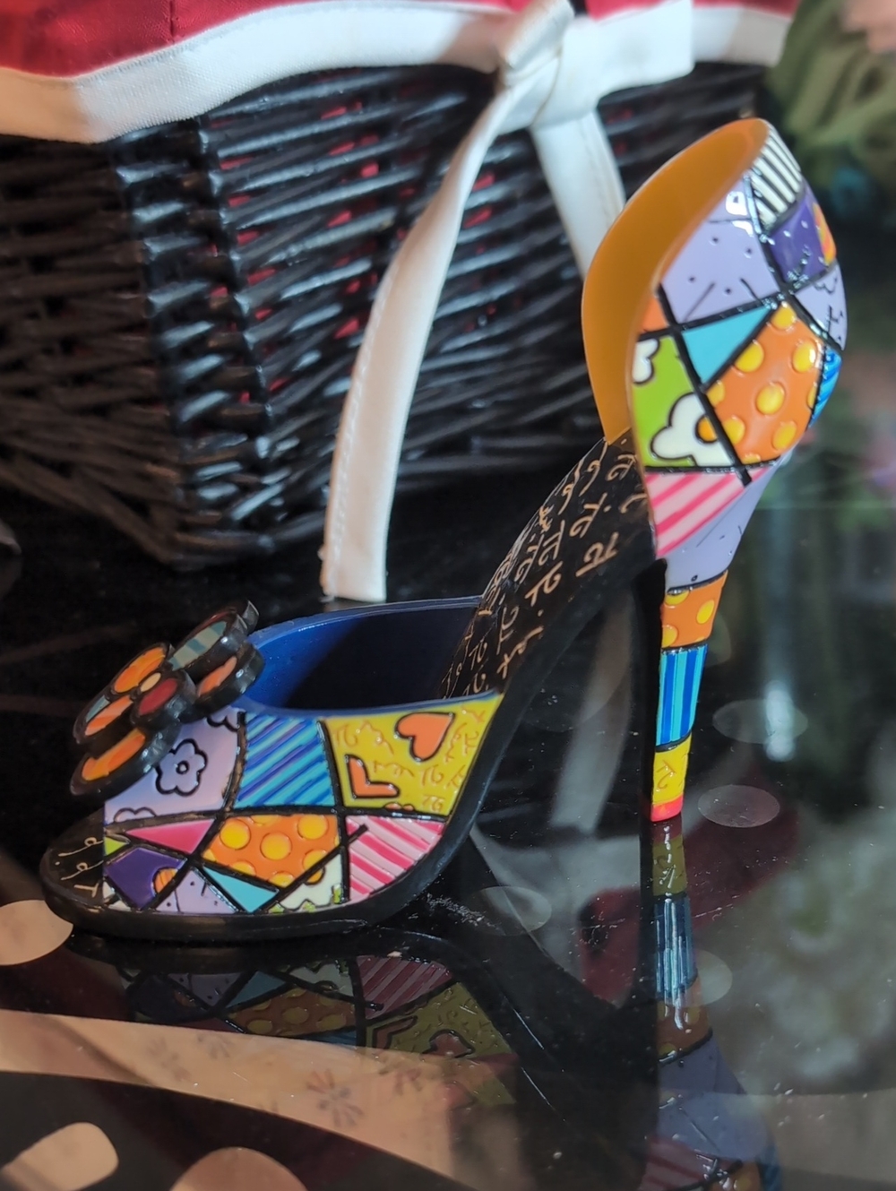 Rare Britto Collectible Shoe